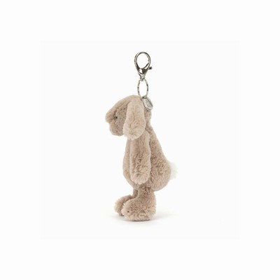 Jellycat Bashful Beige Konijn Tas Bedeltje | TM9683405